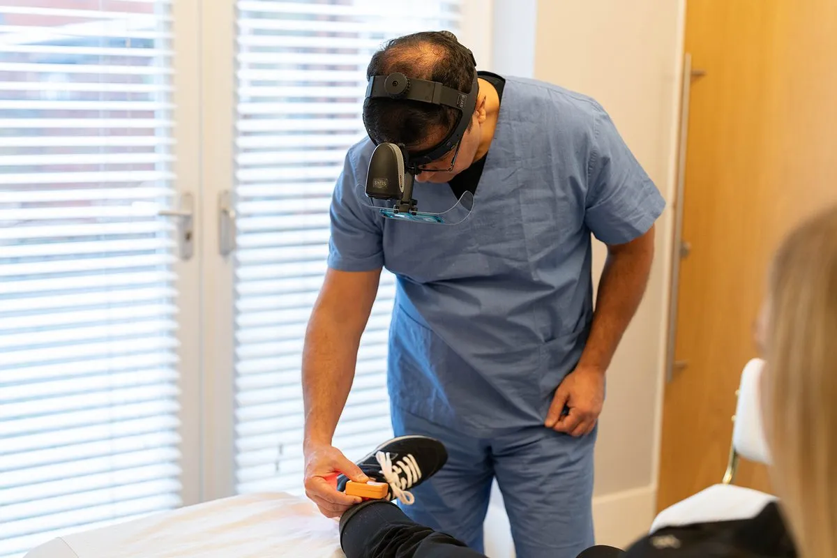 Varicose Vein Consultation at The London Road Clinic, Newark